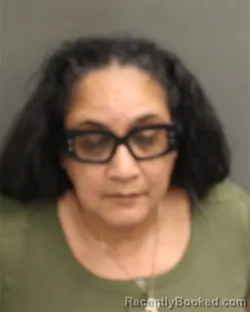 Mugshot of Argenia Katrice Borgella booked in Orange County, Florida on October 5, 2026