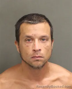 Mugshot of Aaron Nelson Hildr Farrell booked in Orange County, Florida on October 6, 2026