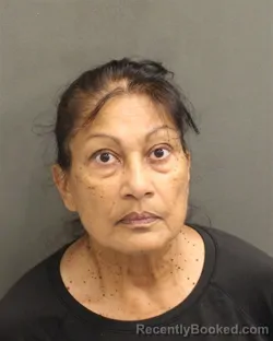 Mugshot of Sharon Shelters booked in Orange County, Florida on October 6, 2026