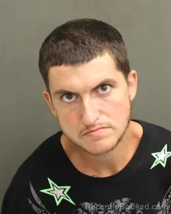 Mugshot of Daniel White booked in Orange County, Florida on October 6, 2026