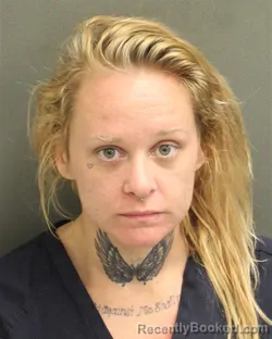 Mugshot of Breiana Danielle Herrera booked in Orange County, Florida on October 6, 2026