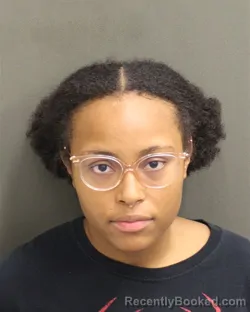 Mugshot of Jasmyne Kimberly Johnston booked in Orange County, Florida on October 7, 2026