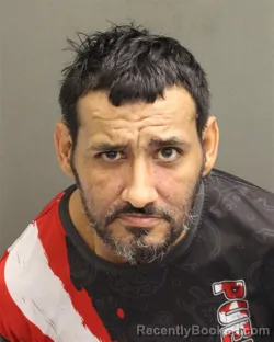 Mugshot of Johnny Santanaortiz booked in Orange County, Florida on October 7, 2026
