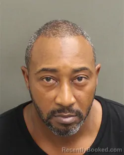 Mugshot of Derico A Allen booked in Orange County, Florida on October 7, 2026