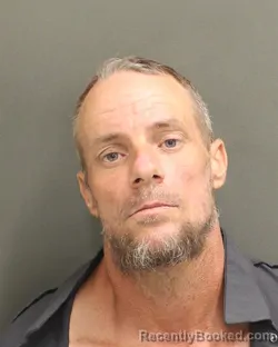 Mugshot of Anthony Curtis Fox booked in Orange County, Florida on October 7, 2026