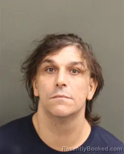 Mugshot of Frankie Michael Zaza booked in Orange County, Florida on October 7, 2026
