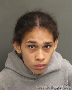 Mugshot of Chassidy Mychelle Odom booked in Orange County, Florida on October 7, 2026