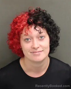 Mugshot of Raina Jade Swendsen booked in Orange County, Florida on October 7, 2026