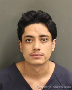 Mugshot of Juan Carlos Hernandez booked in Orange County, Florida on October 8, 2026