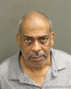Mugshot of Roberto Herrera booked in Orange County, Florida on October 8, 2026