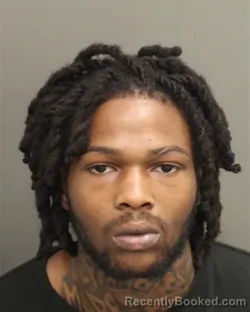 Mugshot of Jacquasie Nyheem Ellis booked in Orange County, Florida on October 8, 2026