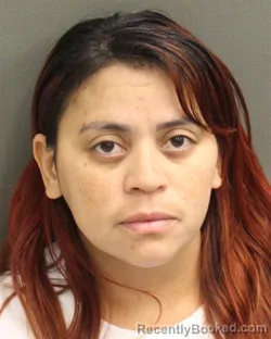 Mugshot of Eudis Nazareth Montoyagarcia booked in Orange County, Florida on October 8, 2026