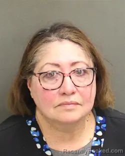 Mugshot of Maria Teresa Hernandezrodriguez booked in Orange County, Florida on October 8, 2026