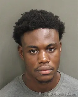 Mugshot of Zekell Anthony Lindsay booked in Orange County, Florida on October 8, 2026