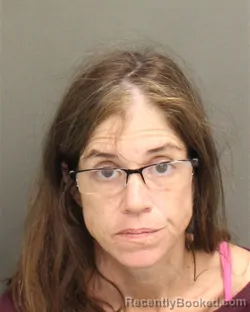 Mugshot of Erin Elizabeth Freeman booked in Orange County, Florida on October 9, 2026