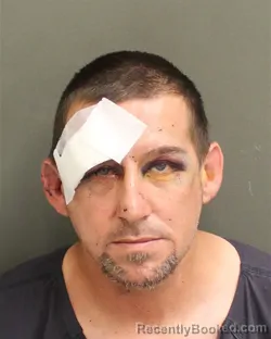 Mugshot of Christopher Ray Barnes booked in Orange County, Florida on October 9, 2026