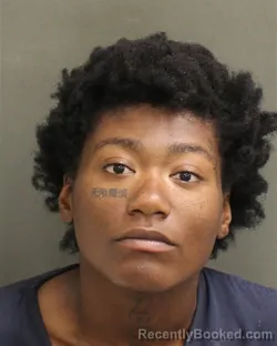 Mugshot of Jade Leeann Hampton booked in Orange County, Florida on October 9, 2026