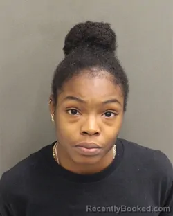 Mugshot of Najae Bre Robinson booked in Orange County, Florida on October 9, 2026
