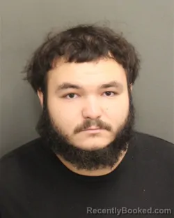 Mugshot of Jordan Diaz booked in Orange County, Florida on October 9, 2026