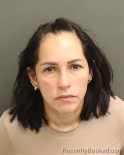 Mugshot of Maria Alejandra Perezvasquez booked in Orange County, Florida on October 9, 2026
