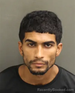 Mugshot of Edwin Ortiz Luna booked in Orange County, Florida on October 9, 2026