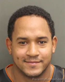 Mugshot of Rickardo Almontereyes booked in Orange County, Florida on October 9, 2026