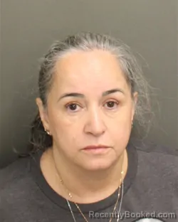 Mugshot of Claudia Regina Versianifernandes booked in Orange County, Florida on October 9, 2026