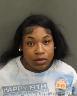 Mugshot of Lyric Kendia Dejai Mitchell booked in Orange County, Florida on October 9, 2026