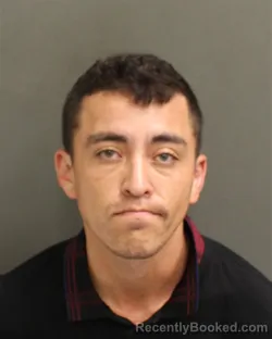 Mugshot of Andres Felipe Mendivelsofernandez booked in Orange County, Florida on October 10, 2026