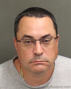 Mugshot of Jeremy Bergamo booked in Orange County, Florida on October 10, 2026
