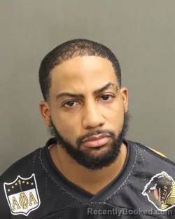 Mugshot of Khalil Gekhari Lewis booked in Orange County, Florida on October 10, 2026