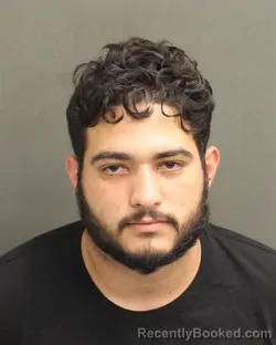 Mugshot of Ernesto Emanuel Zubizarreta booked in Orange County, Florida on October 10, 2026