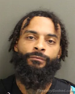 Mugshot of Tabias Tyreek Thompson booked in Orange County, Florida on October 23, 2026