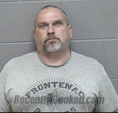 Booking photo from Crawford County, Kansas