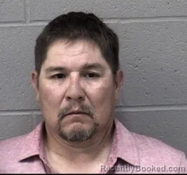 Mugshot of PATRICK BLAINE ARKEKETA booked in Crawford County, Kansas on May 3, 2026