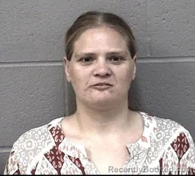 Mugshot of AUDREY LEIGH GREEN booked in Crawford County, Kansas on May 6, 2026