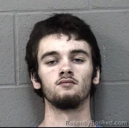 Mugshot of Tyler James Garzone booked in Crawford County, Kansas on May 8, 2026