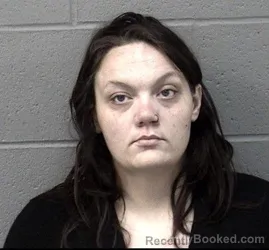 Mugshot of AUSTEEN ELAINE LEGITT booked in Crawford County, Kansas on May 12, 2026