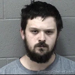 Mugshot of ANDREW CLAYTON EDWARD HIGGINBOTHAM booked in Crawford County, Kansas on May 14, 2026