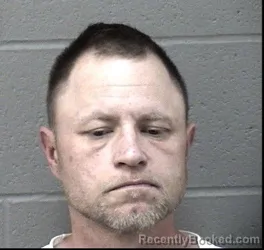 Mugshot of JUSTIN DAVID TIECKE booked in Crawford County, Kansas on May 15, 2026