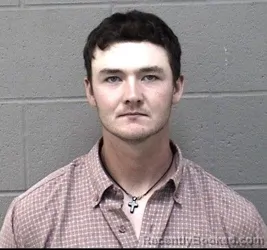 Mugshot of KYLE WYATT GUEST booked in Crawford County, Kansas on May 17, 2026