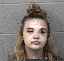 Mugshot of KAELI ELIZABETH MORICONI booked in Crawford County, Kansas on June 19, 2026