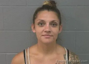 Mugshot of DANIELLE JOLENE ALLEN booked in Crawford County, Kansas on July 12, 2026