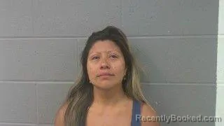 Mugshot of Julia Perez Hernandez booked in Crawford County, Kansas on August 1, 2026