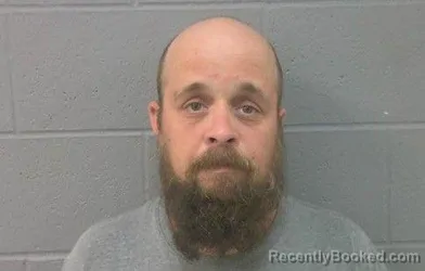 Mugshot of Benjamin Aaron Delany booked in Crawford County, Kansas on August 7, 2026