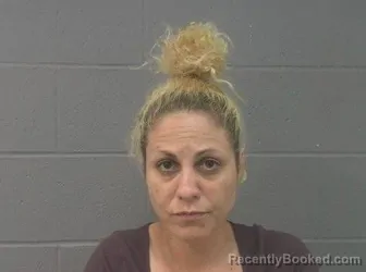 Mugshot of Karen Michelle Johnston booked in Crawford County, Kansas on August 7, 2026