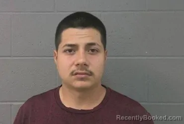 Mugshot of Alan Raul Haro Vargas booked in Crawford County, Kansas on August 14, 2026