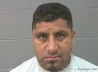 Mugshot of Jose Rolando Moran-Rivera booked in Crawford County, Kansas on August 16, 2026