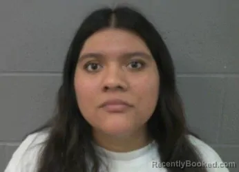 Mugshot of Maria Jose Ochoa-De Leon booked in Crawford County, Kansas on August 20, 2026