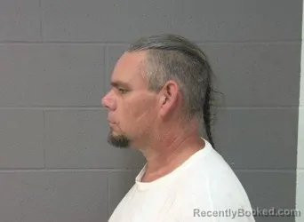 Mugshot of Travis Dwight Roberts booked in Crawford County, Kansas on August 21, 2026